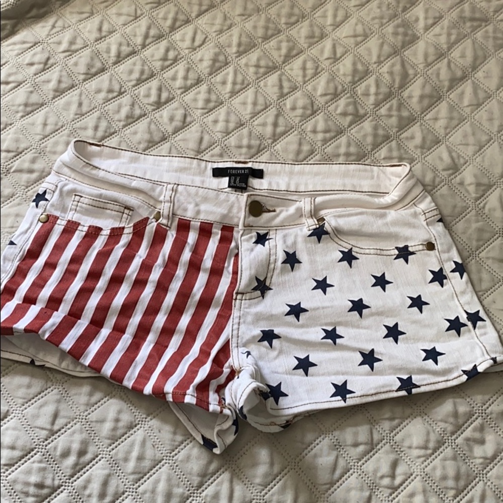 Forever 21 Stars and Stripes Shorta